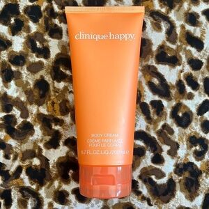 Brand New Clinique Happy Body Cream Rich Moisturizer Citrus Floral 6.7 Fl Oz